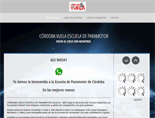 Tablet Screenshot of cordobavuela.com